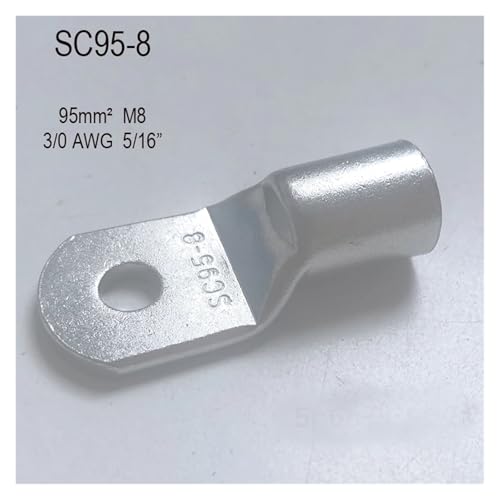 Terminales SC70-10 de cobre de 10 piezas para cables de batería 5