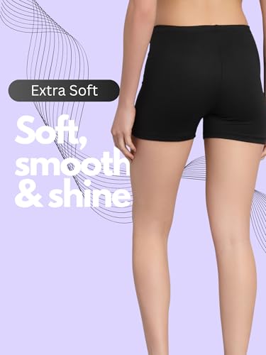 Image of Women's Workout Yoga Athletic Running Dance Gym Shorts High Waist Cheerleader Volleyball Short Pants Black
