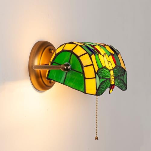 Alpinaluz Lámpara de Pared Estilo Tiffan