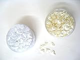 500 Stk Streuherzen Satin weiß Satinherzen Tischschmuck Hochtzeit Stoff Herzen Dekoherzen Liebe