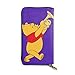Produktbild Winnie Puuh Geldbörse aus echtem Leder, hohe Qualität, Reißverschluss, lange Clutch-Geldbörse, Münzfach, Kartenpaket für Damen und Herren