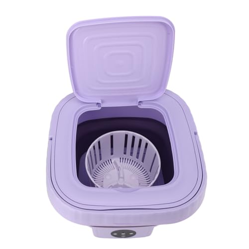 Tragbare Waschmaschine reise waschmaschine leistungsstarker automatischer Fleckenentferner aus ABS und PP, 11 Liter, 110 bis 240 V, Mini-Eimer mit Lave-linges