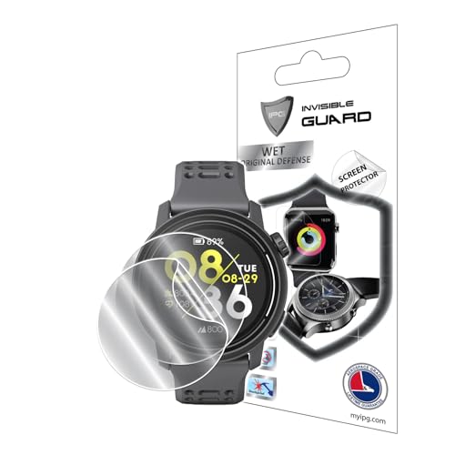 IPG Protetor de tela de hidrogel para relógio inteligente Coros Pace 3 GPS Sport (2 unidades) Película transparente HD invisível antiarranhões - suave/autorreparação/bolha para Pace3GPS