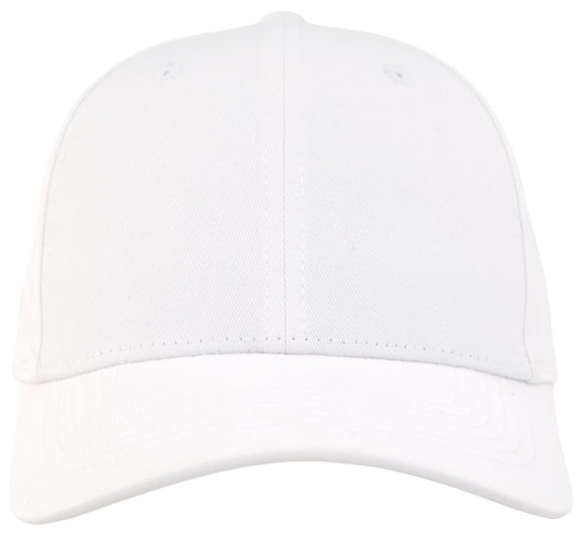 Image of Structured Baseball Dad Hat Fits One Size & XXL - Adjustable Golf Cotton Ball Cap - Plain Blank Casual Caps for Men Women