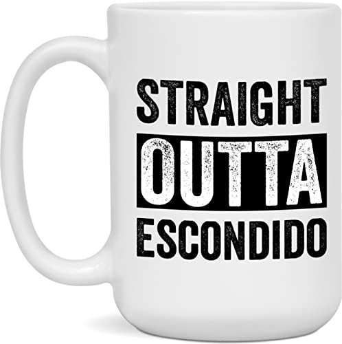 Straight Outta Escondido Mug 15 oz White