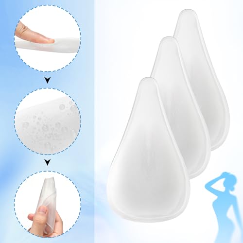 Image of Geyoga 8 Pcs Toe Concealer Seamless Hider Reusable Silicone Anti Cover Insert Guard for Women Girls