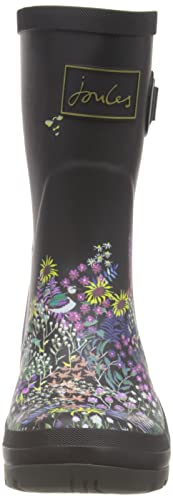Joules Molly Welly Black Ditsy 10 B (M)2