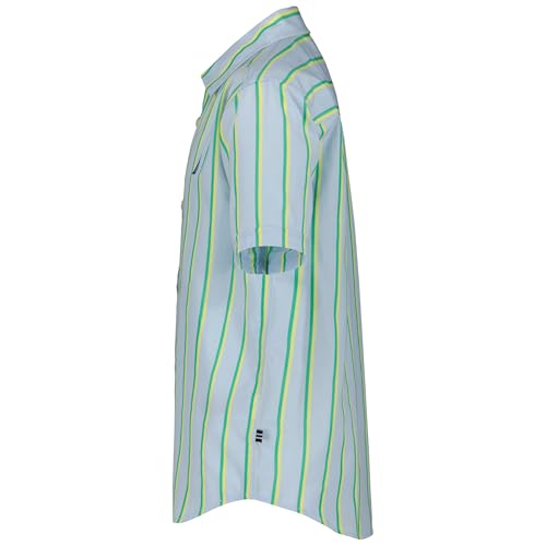 Image of Nautica Boys Short Sleeve Woven Button-Down Shirt. Light Weight & Breathable