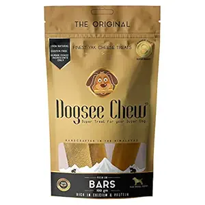 Dogsee Chew Small Bars (3 Bars, 100 gm) - 100% Natural Yak Cheese Based Dental Chews for Small Dogs