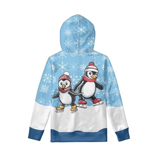 Boys/Girls Hoodies with Pockets Long Sleeve Pullover Sweatshirt Fall Loose Hooded Jacket Tops for Kid 6-163