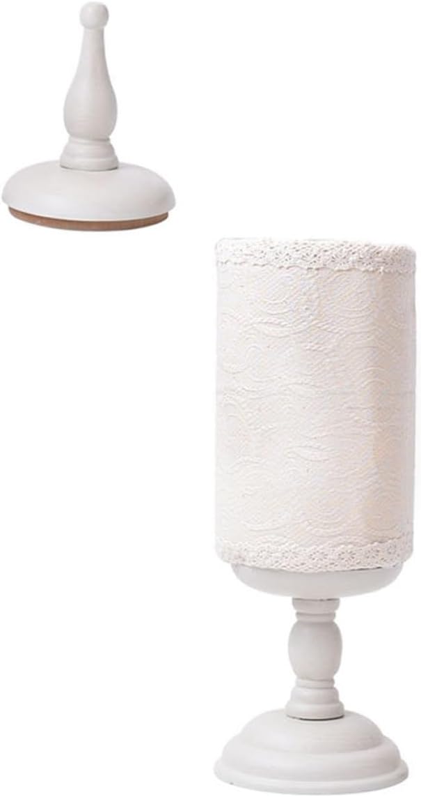 FRCOLOR Lace Headband Holder Vertical Display Rack for Scrunchies Home | White PVC Composite Board Sponge Support, Keeps Items Orderly and Upright for Shop or Room Use