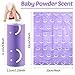 Wowangce 1500 Count Diaper Disposable Bags for Baby Diaper Sacks Baby Powder Scent Disposal or Pet Waste Bags, 100 Rolls(Purple)