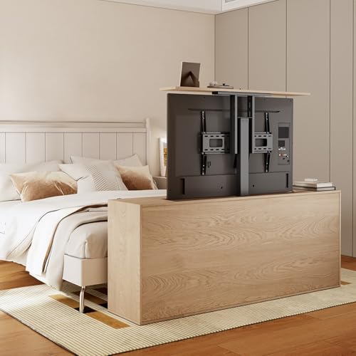 Fini les reflets avec le support TV extractible électrique Maclean - 6