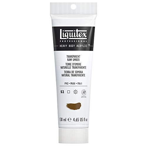 Image of Liquitex Professional Heavy Body Acrylic Paint 4.65-oz tube, Transparent Raw Umber