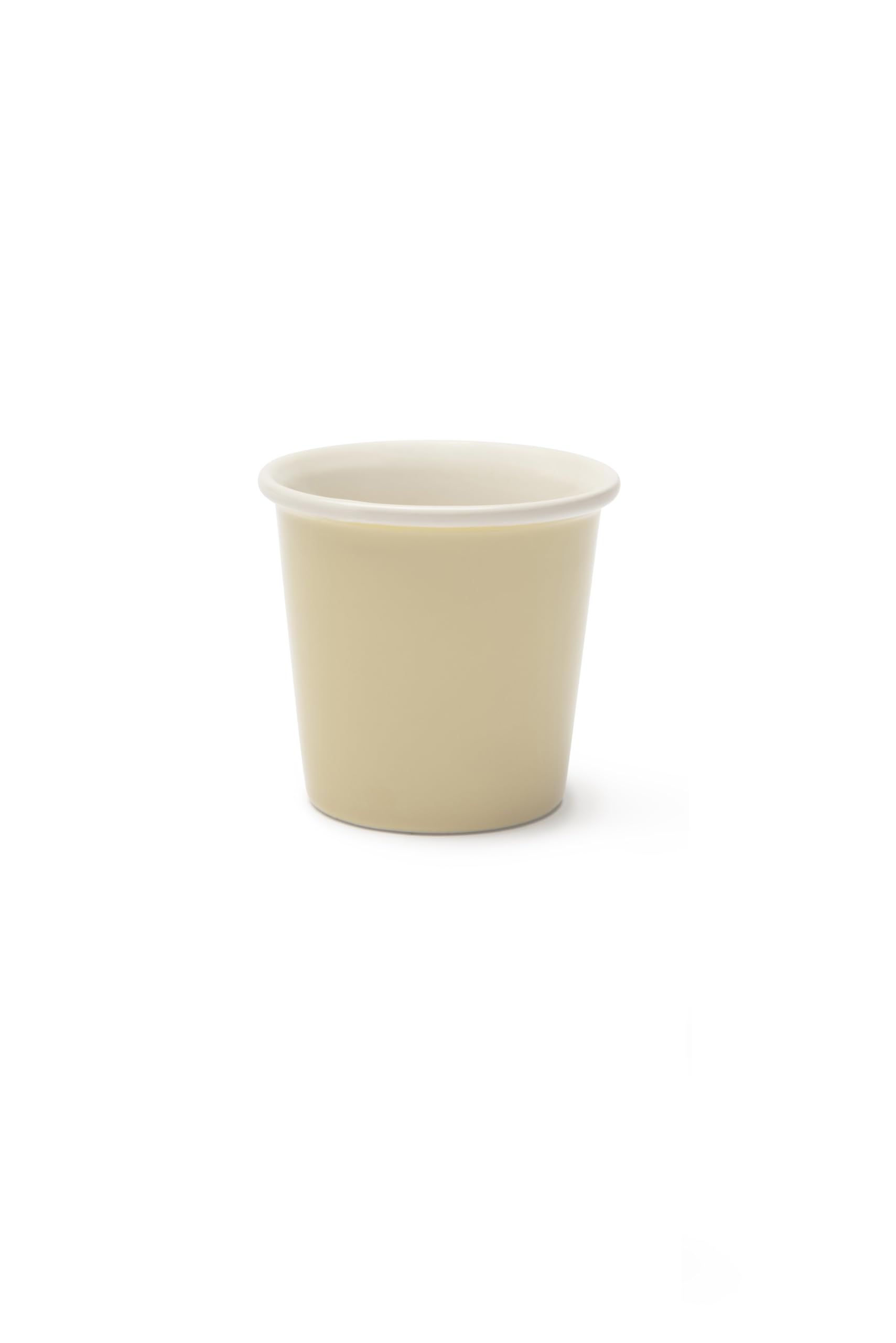 Excelsa Trendy Set 6 Bicchierini da Caffè, Porcellana, Capacità 90 ML., Crema