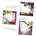 JEWEDECO 150pcs Transparent Currency Sleeves for Banknote Money Organizer for Collectors Storage for Stamps and Badges Pouches