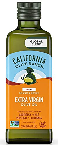 California Olive Ranch, Global Blend Mild Extra Virgin Olive Oil, 500mL (Pack of 6)