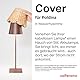 Zafferano, Poldina Cover Wasserhyazinthe, Handgewebt, Cover Für Tischlampe, Abdeckung Kompatibel Mit Poldina Lampen, Handgefertigt, Ø14,5 x 12,5 cm