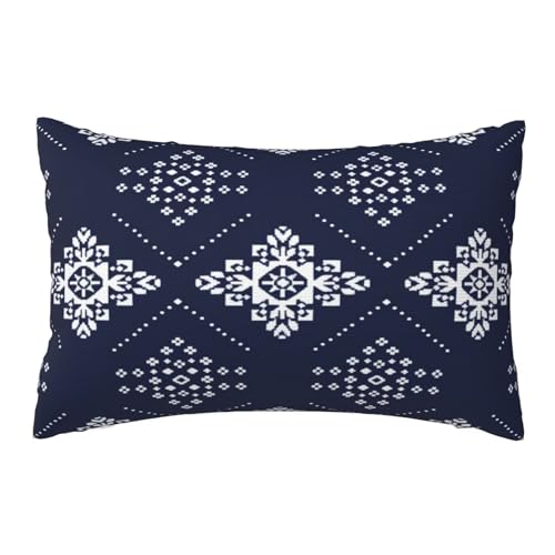 Coussin de canapé rectangulaire bleu marine 60x80 pour le salon - 8