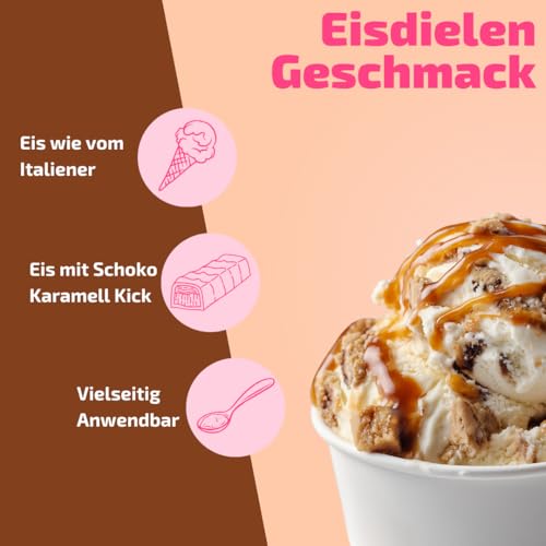 SMARS Eispaste │ Schokoladiger Genuss mit Karamell und Nougat │ MEGA GESCHMACK │ Verfeinere dein Eis, Desserts, Getränke uvm mit einer extra Portion Geschmack │ Inhalt 250 g – Bild 3