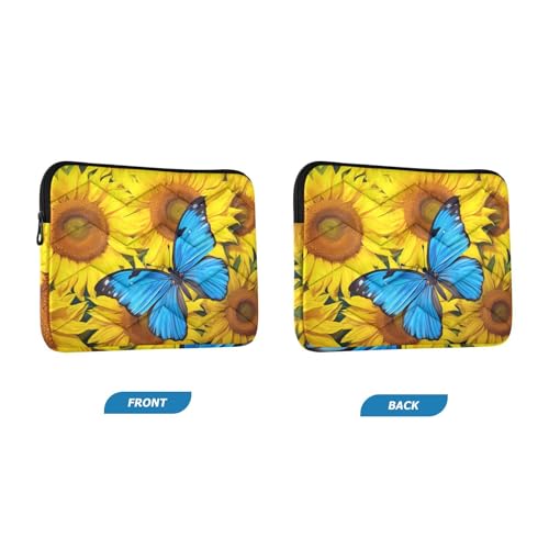 Funda para laptop 13-14 pulgadas impermeable azul miniatura 2