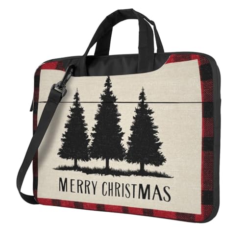 Housse ordinateur 15.6 pouces antichoc pour éviter les rayures motif Noël
