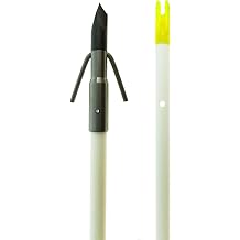 Muzzy Classic Fiberglass Bowfishing Fish Arrow with Nock and Bottle Slide Installed