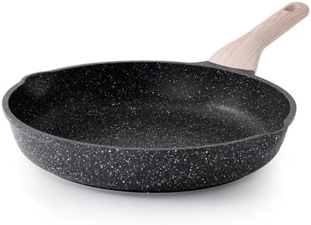 Kordisen Nonstick Frying Pan, 12.5 Inch Large Skillet, Granite Co...