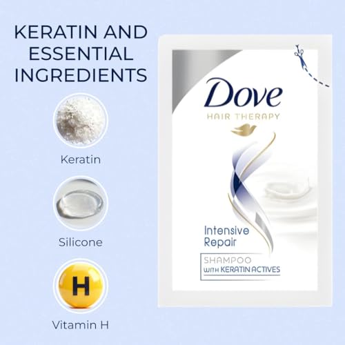 Image of Dove Intensive Repair Shampoo, 5ml Sachet - Pack of 64