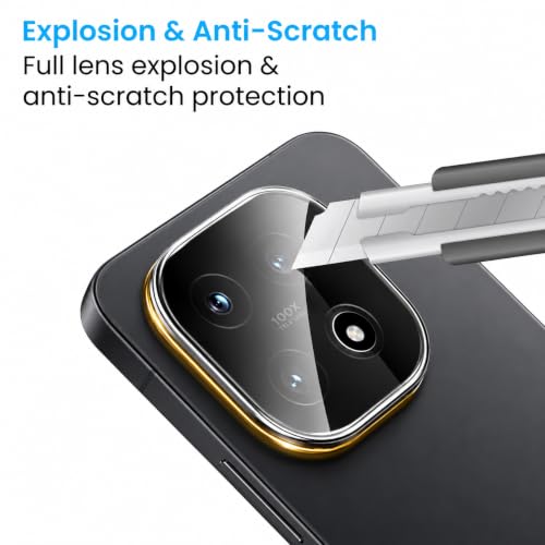 Image of ArmourPro Camera Lens Protector Tempered Glass Compatible For iQOO 15 (6.85 Inches) With Edge To Edge Coverage | Clear Lens, Pack of 1