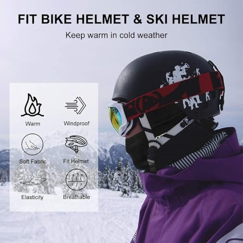 Image of ROCKBROS Windproof Thermal Balaclava Ski Mask for Men and Women Cycling
