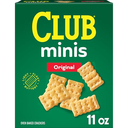 Club Crackers Minis, Lunch Snack, Original, 11oz Box