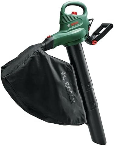 Bosch elektrischer Laubsauger/Laubbläser UniversalGardenTidy 2300 | 2300 W, Fangsack 45 l, stufenlose Drehzahleinstellung, zum Blasen, Saugen und Häckseln von Laub, in Karton