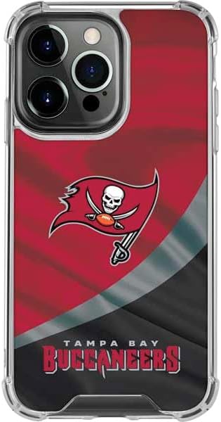 Skinit Clear Phone Case Compatible with iPhone 16 Pro Max - Officially Licensed NFL Tampa Bay Buccaneers Design