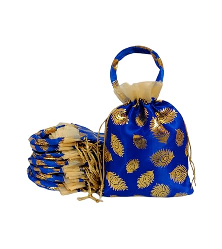 Image of VIG Enterprises Silky And Shiny Potli Batwa Bags /Thamboolam Bags For Wedding Party Return Gifts Party Gifts For Guest-