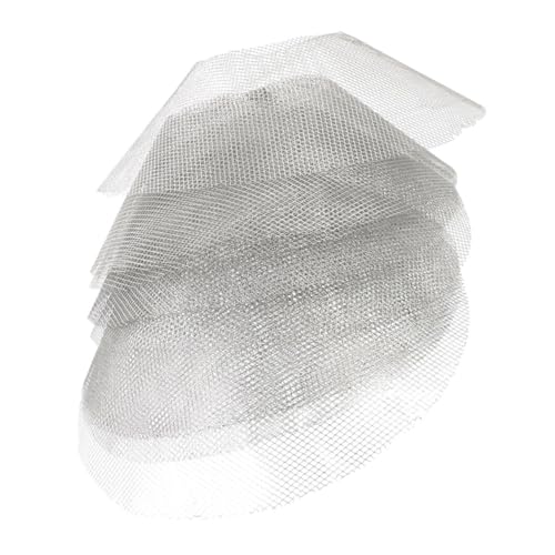 Filtre rond de cuisine en métal argenté NUOBESTY pour hotte aspirante - Lot de 80