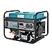 Könner & Söhnen KS 3000E Stromerzeuger, 7 PS 4-Takt Benzinmotor, Kupfer Alternator, E-Start, 3000 Watt, 16A, 230V Generator, für Kleinhaus, Garage oder Camping Blau3e
