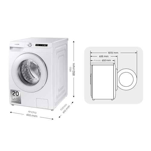Lave linge Hublot 12 Kg Ww12t504dtw Samsung - vue 5
