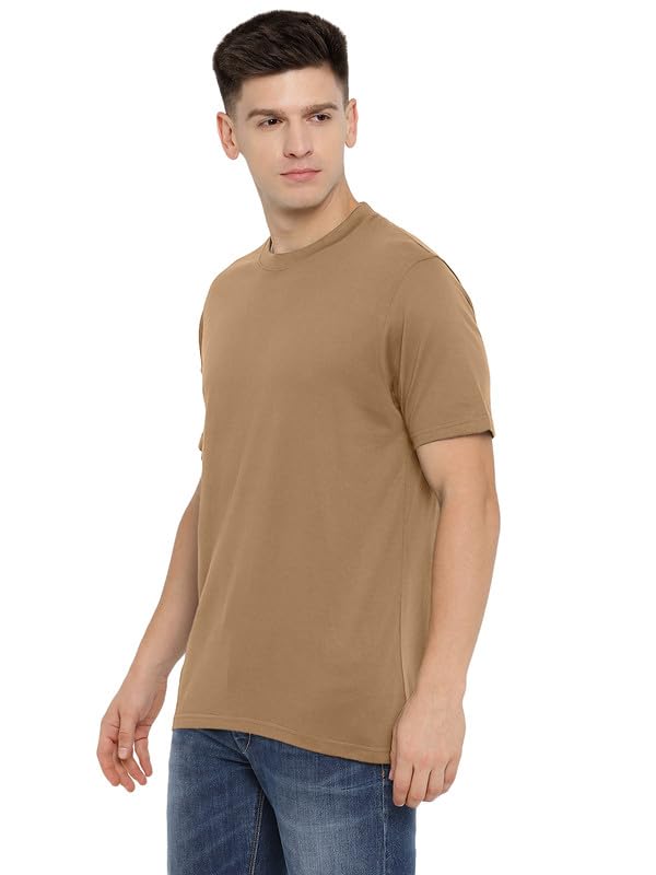 Image of AMERICAN CREW 100% Supima Cotton Round Neck T-Shirt for Men