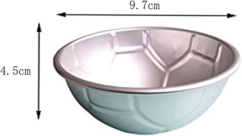 Miniatura 2 de LQQDD - Molde para balones de fútbol 3D, molde de pastel con forma de fútbol y el cortador de galletas de fútbol más fácil de todos los tiempos,