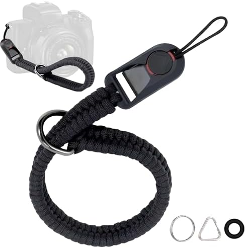 Amazon.com: NEEWER Camera Wrist Strap, Adjustable Durable Round Woven ...