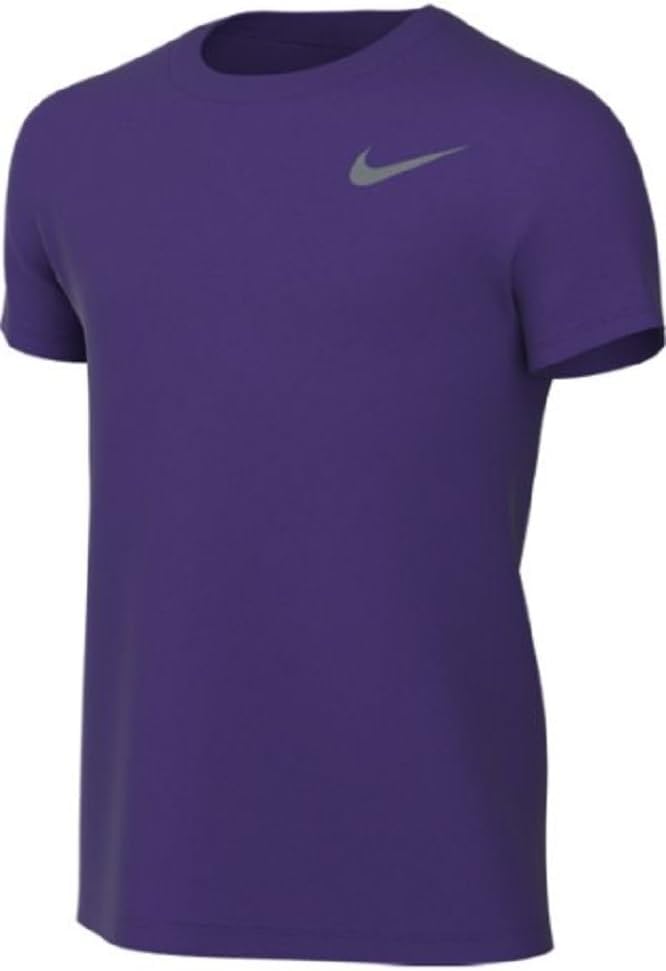 Nike Kids Short Sleeve Legend Tee Shirt (as1, Alpha, l, Regular, Purple)