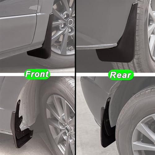 Guardabarros para CX-30 2020-2021 con protectores de salpicaduras para accesorios traseros 5