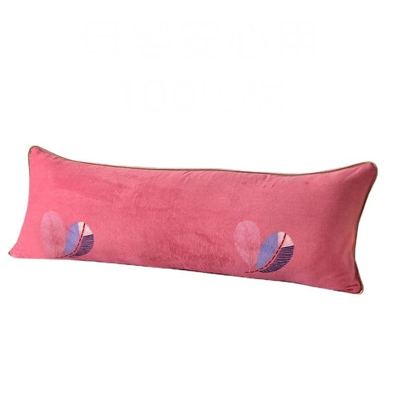 48cmX120/150/180cm Fundas De Almohada De Terciopelo De Leche De Tamaño Doble Funda De Almohada Simple Y Opulenta Fundas De Almohada Suaves De Piel Sintética para Cabello Y Piel