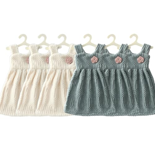 Zminexa Dress-Shaped Microfiber Hand Towel Set of 6