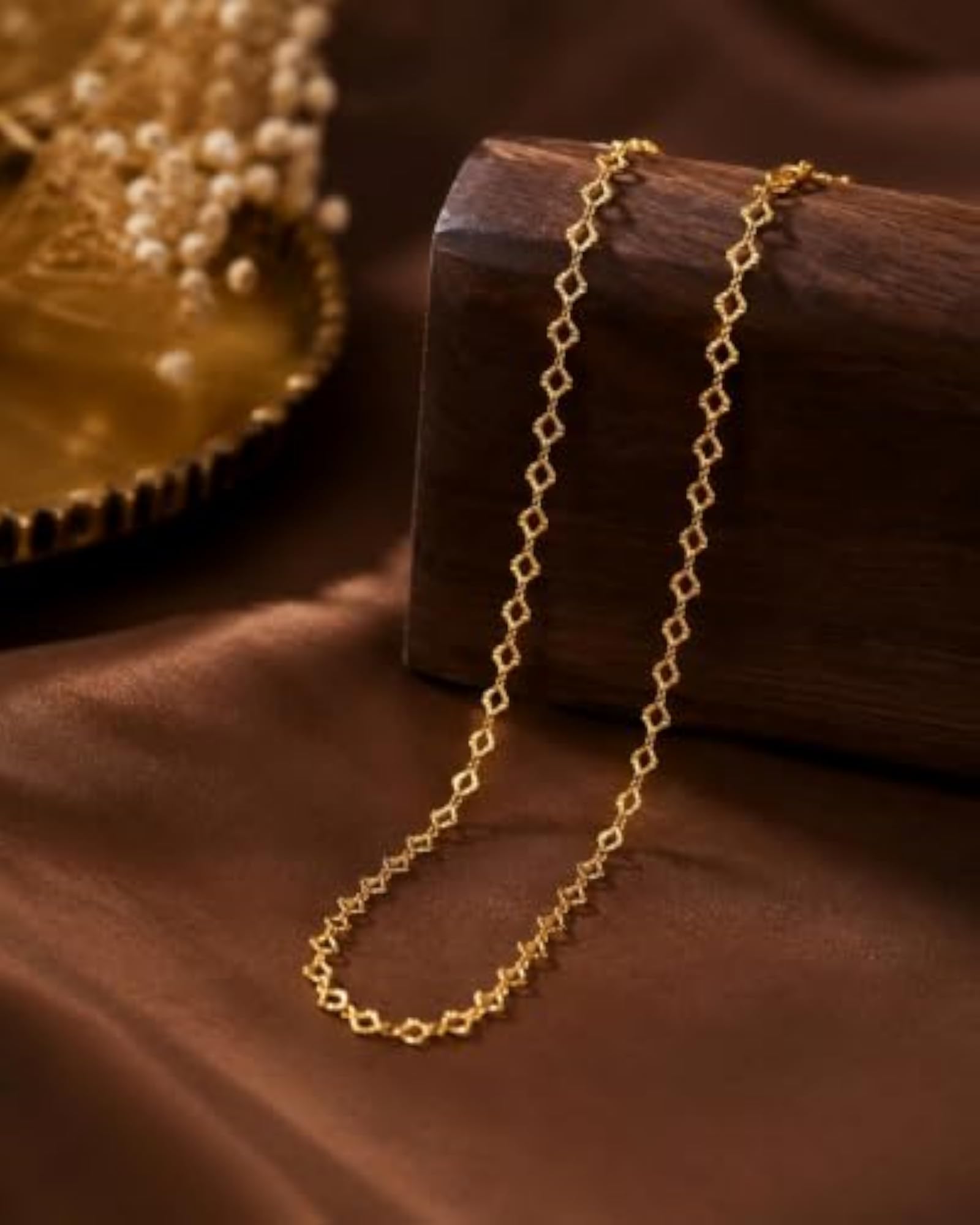 Gold Plated Elegant Daily Wear Elara Chain for Women
