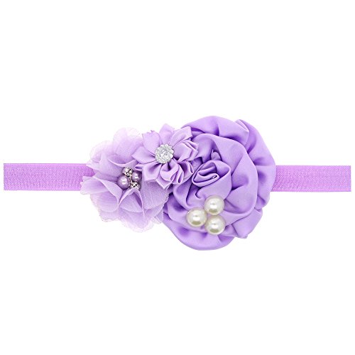 Baby Girl Headbands with Bows.(FD88) (Lavender Purple 2)3