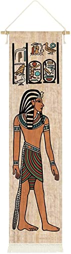 CoolChange Tableau à roulettes égyptien ancien de qualité supérieure - Kakemono - 130 x 33 cm -...
