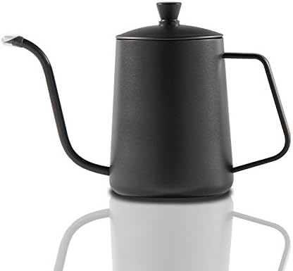 Coffee Press Drip Kettle 350ml 600ml Coffee Tea Pot Stainless Steel Gooseneck Drip Kettle Long Neck Thin Mouth Pots(Insulated B 350ml)