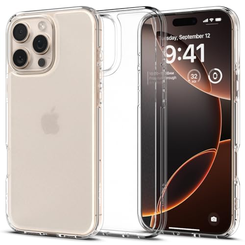 Image of Spigen for iPhone 16 Pro Max Case, Ultra Hybrid [No Magnet Ring][Anti-Yellowing] - Frost Clear